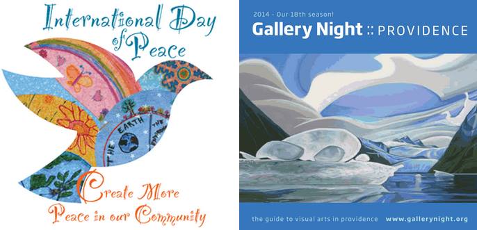 Peace Flag Project Art Exhibit - Gallery Night Reception